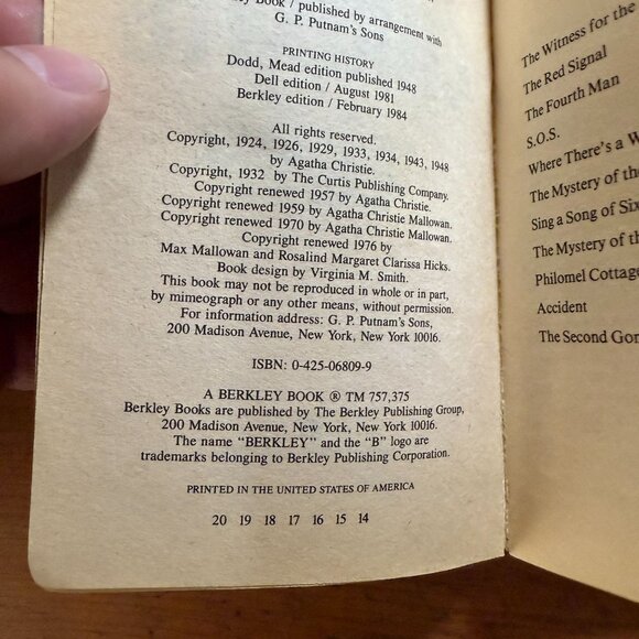 Agatha Christie Mystery Paperback Book Collection Lot of 6 - Picture 4 of 14